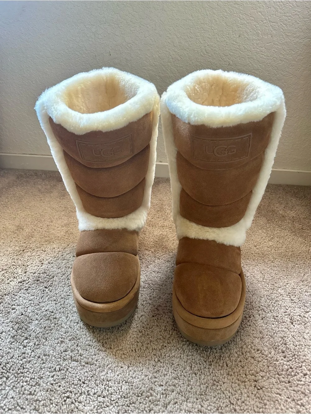 UGG Chillapeak Genuine Shearling Trim Tall Boot